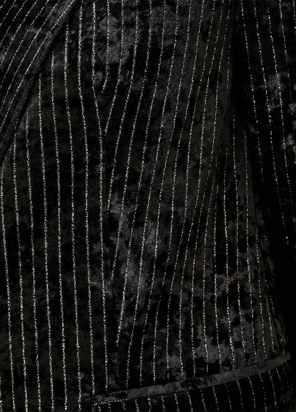 Черный женский жакет KOTON полосатый - демисезонный