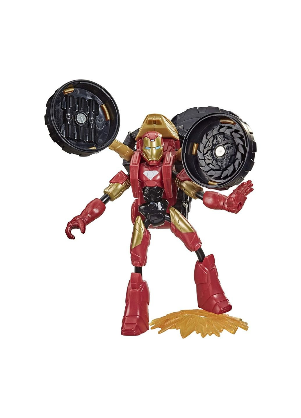 Фигурка Avengers Bend and flex 2 в 1 Железный человек на мотоцикле (F0244) Hasbro (252229236)