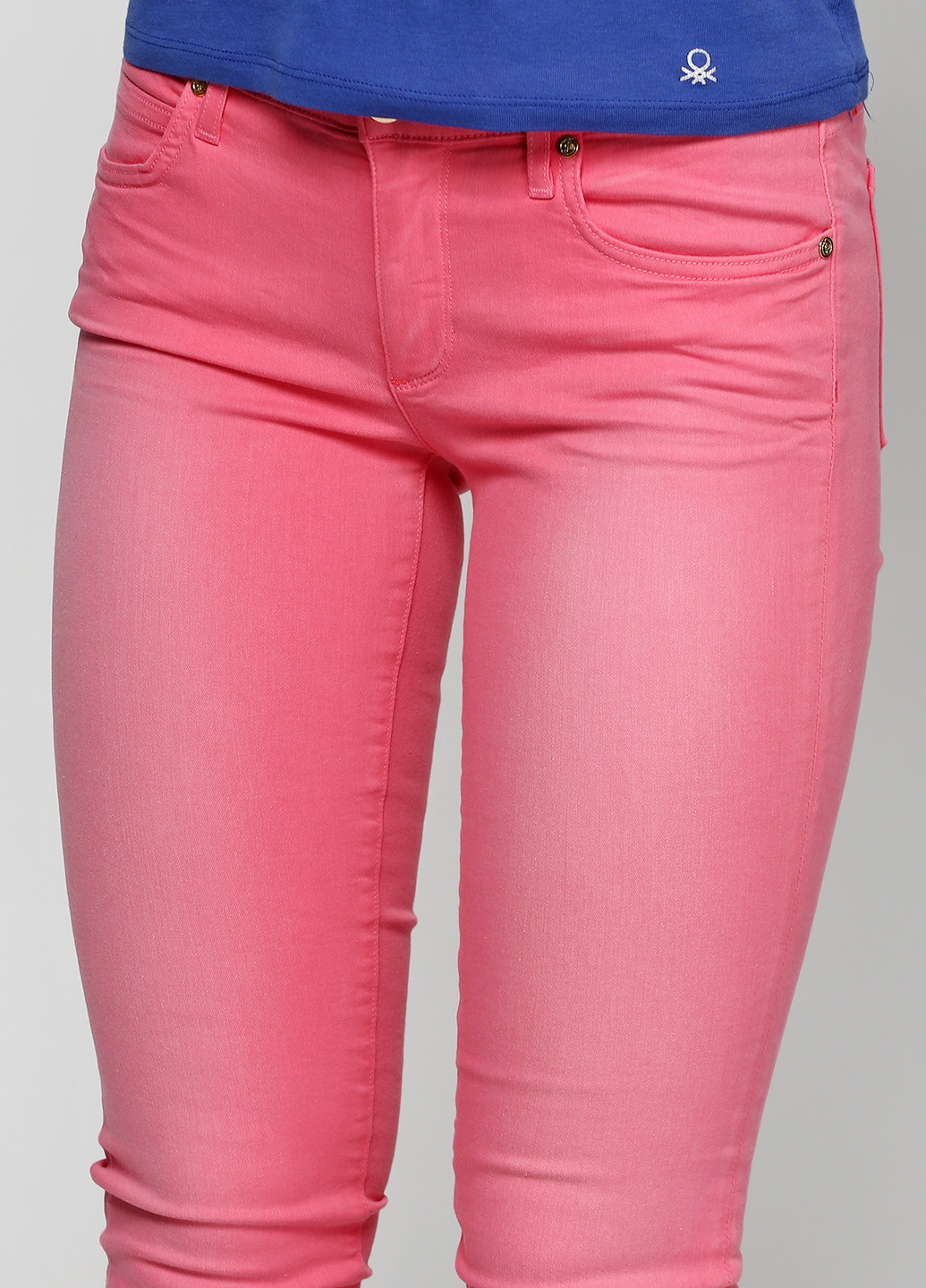 Розовые кэжуал демисезонные брюки Juicy Couture
