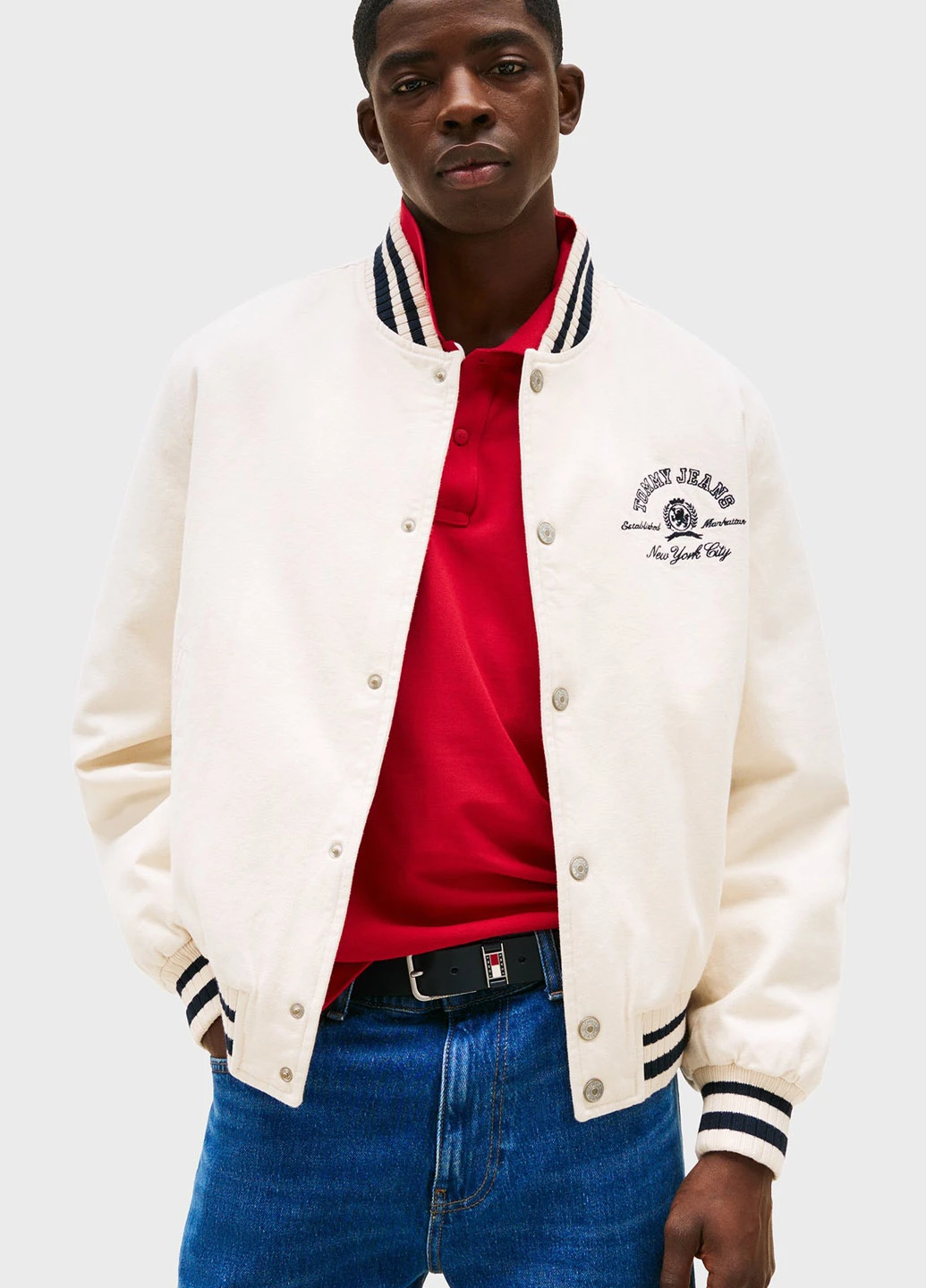 Бомбер Tommy Jeans на кнопках (347656215)