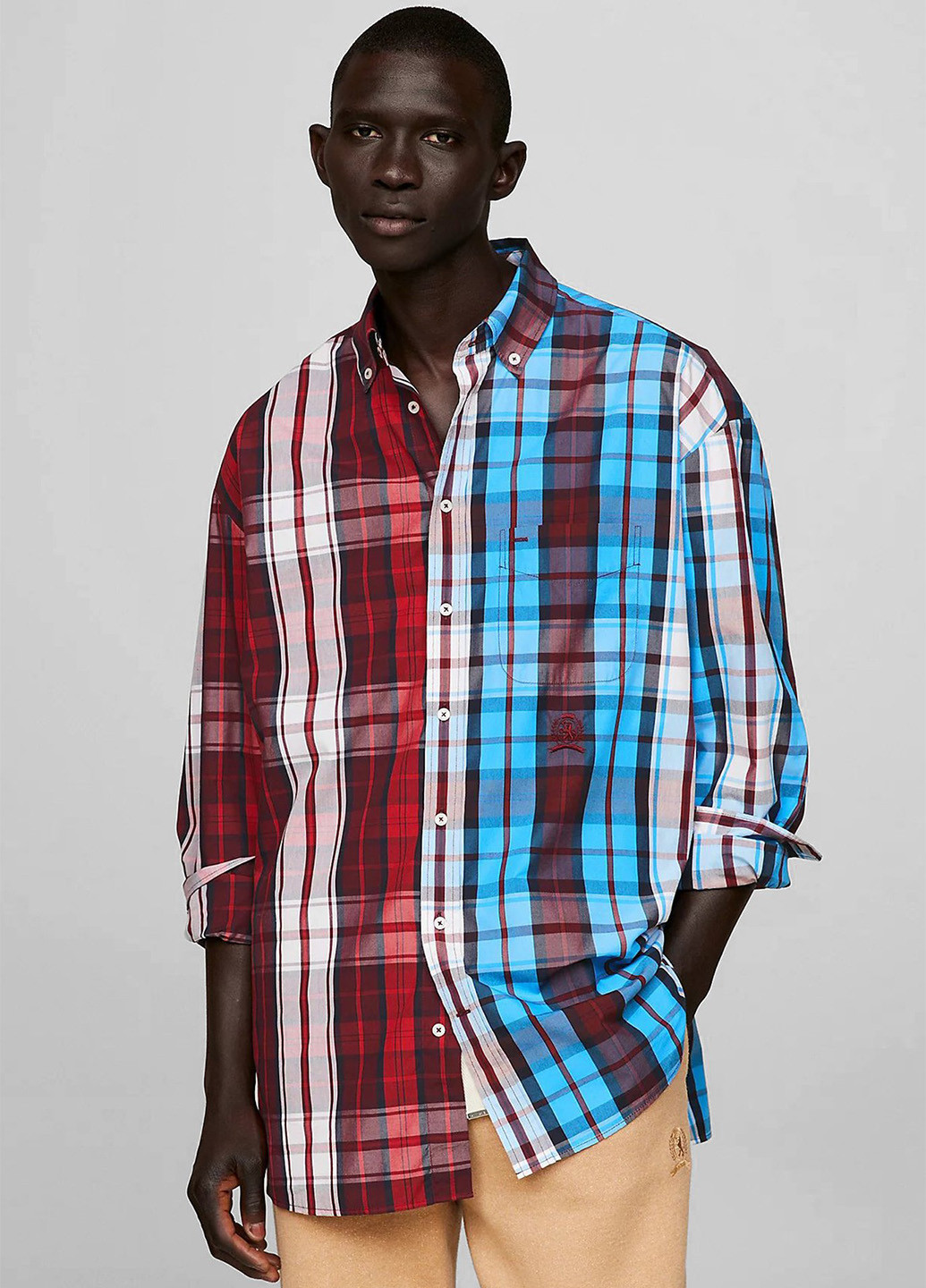 Цветная кэжуал рубашка в клетку Tommy Hilfiger