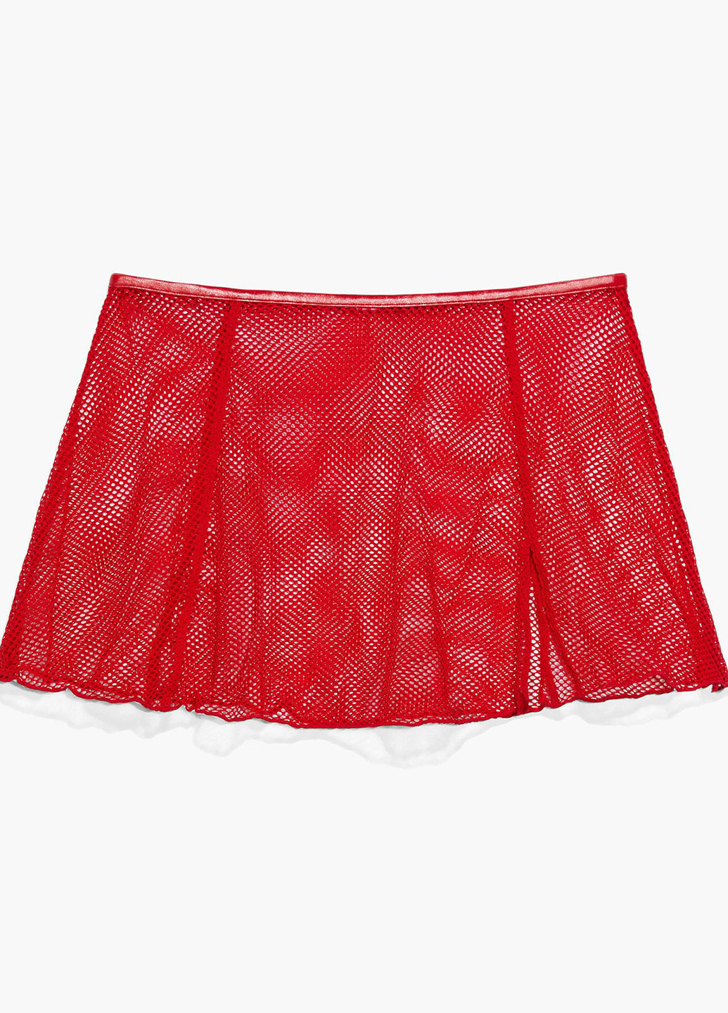 Красная откровенный однотонная юбка Savage X Fenty