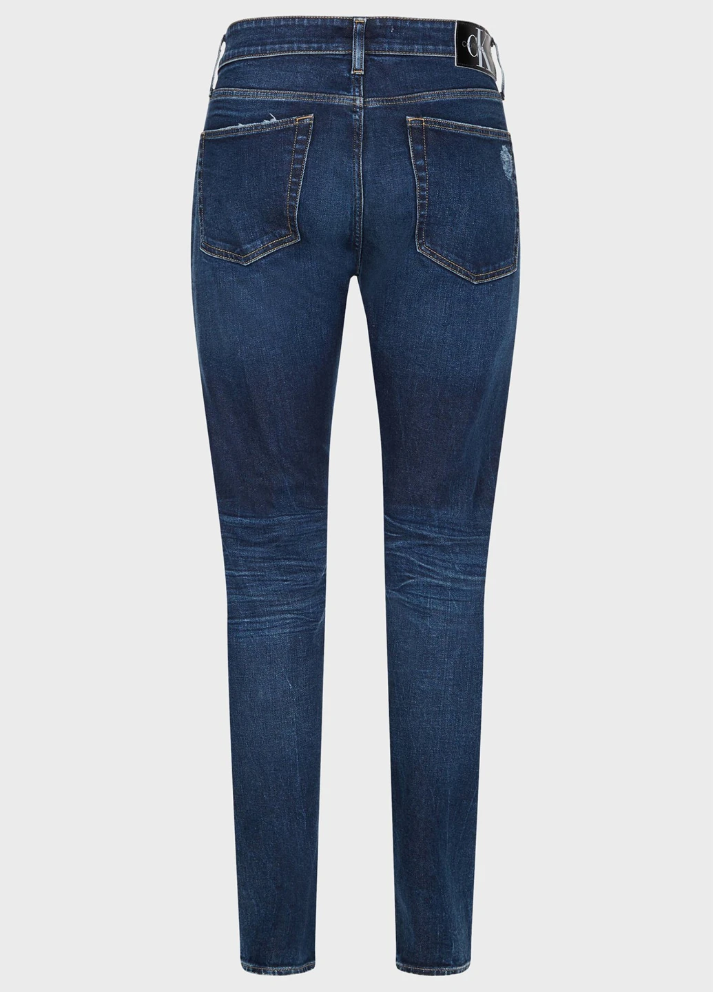 Синие демисезонные слим джинсы Calvin Klein Jeans