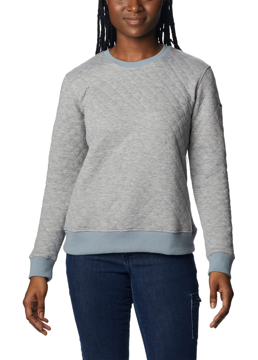 Сірий світшот Columbia меланж без декору (325000181)