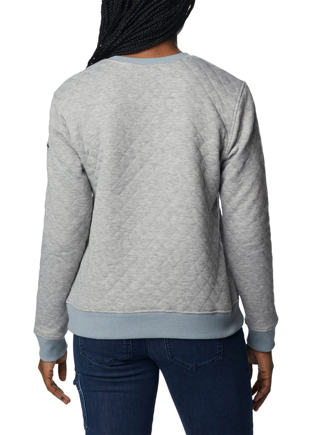 Сірий світшот Columbia меланж без декору (325000181)