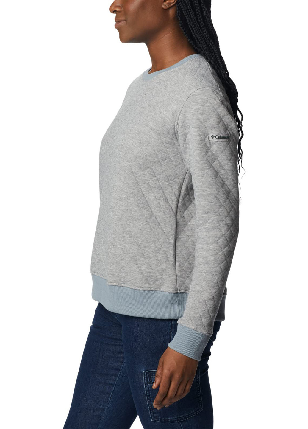 Сірий світшот Columbia меланж без декору (325000181)