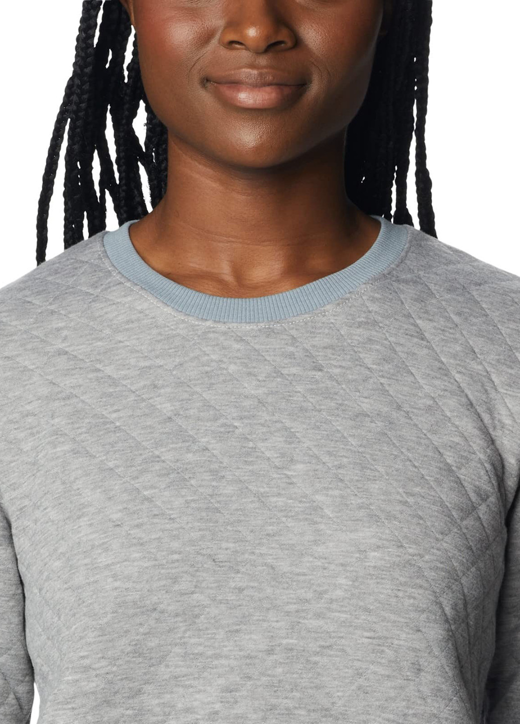 Сірий світшот Columbia меланж без декору (325000181)