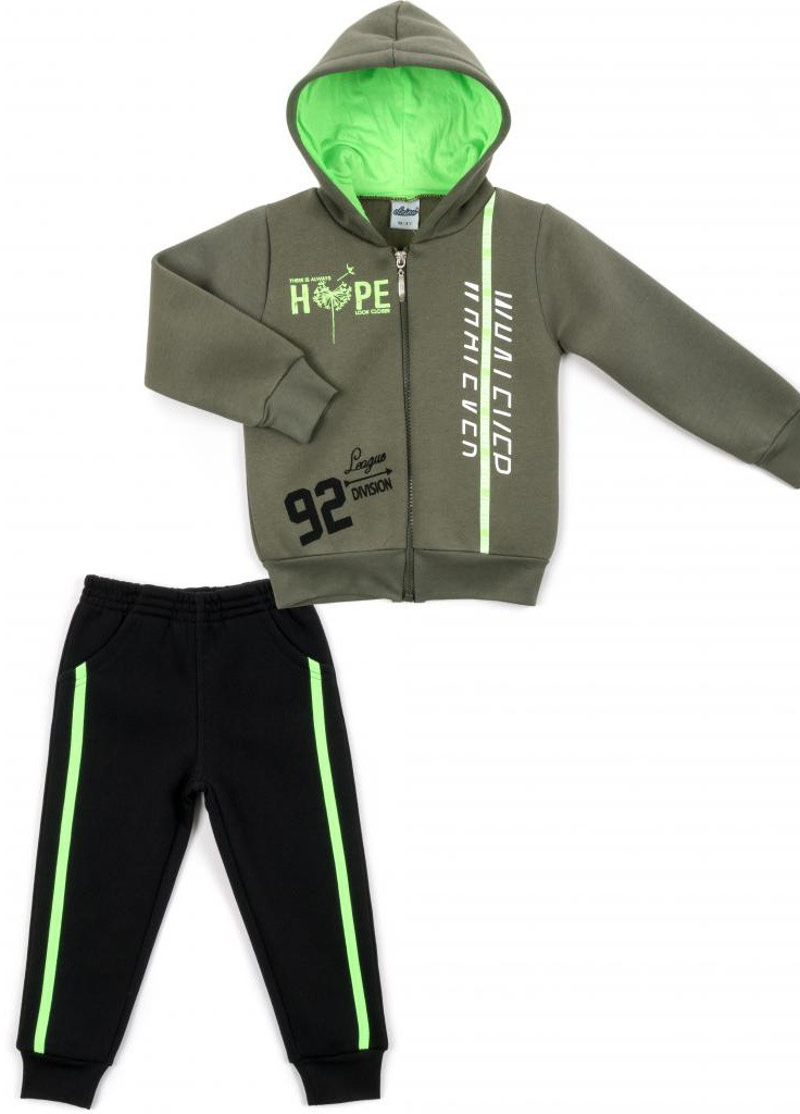 Оливковый (хаки) демисезонный спортивный костюм "champion" (20511-110b-green) Elnino