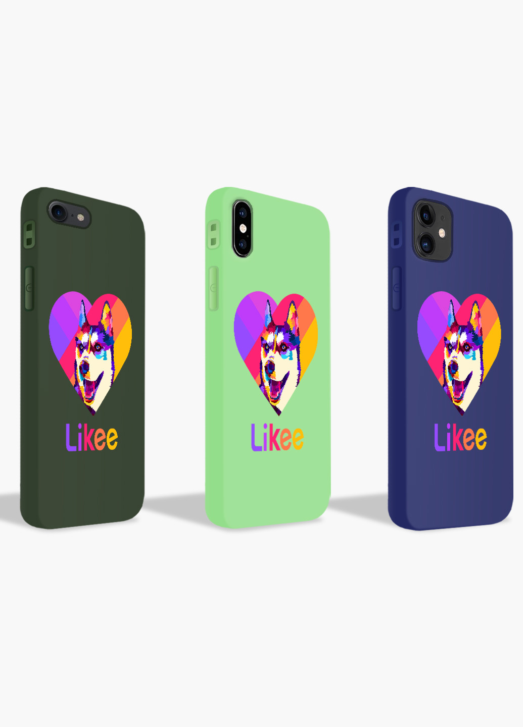 Чохол силіконовий Apple Iphone Xs Лайк Лайка (Likee) (8938-1598) MobiPrint (219509488)