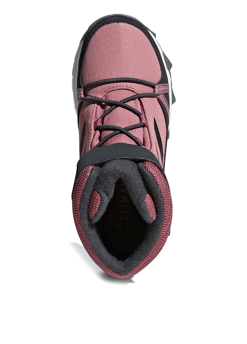 Темно-розовые спортивные зимние ботинки adidas