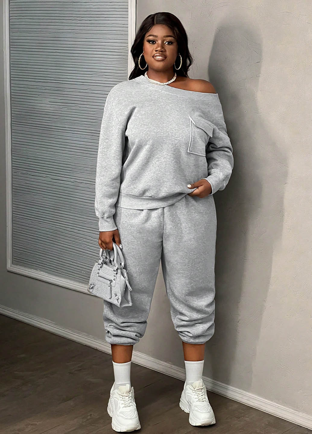 Костюм (свитшот, брюки) SHEIN (366268168)