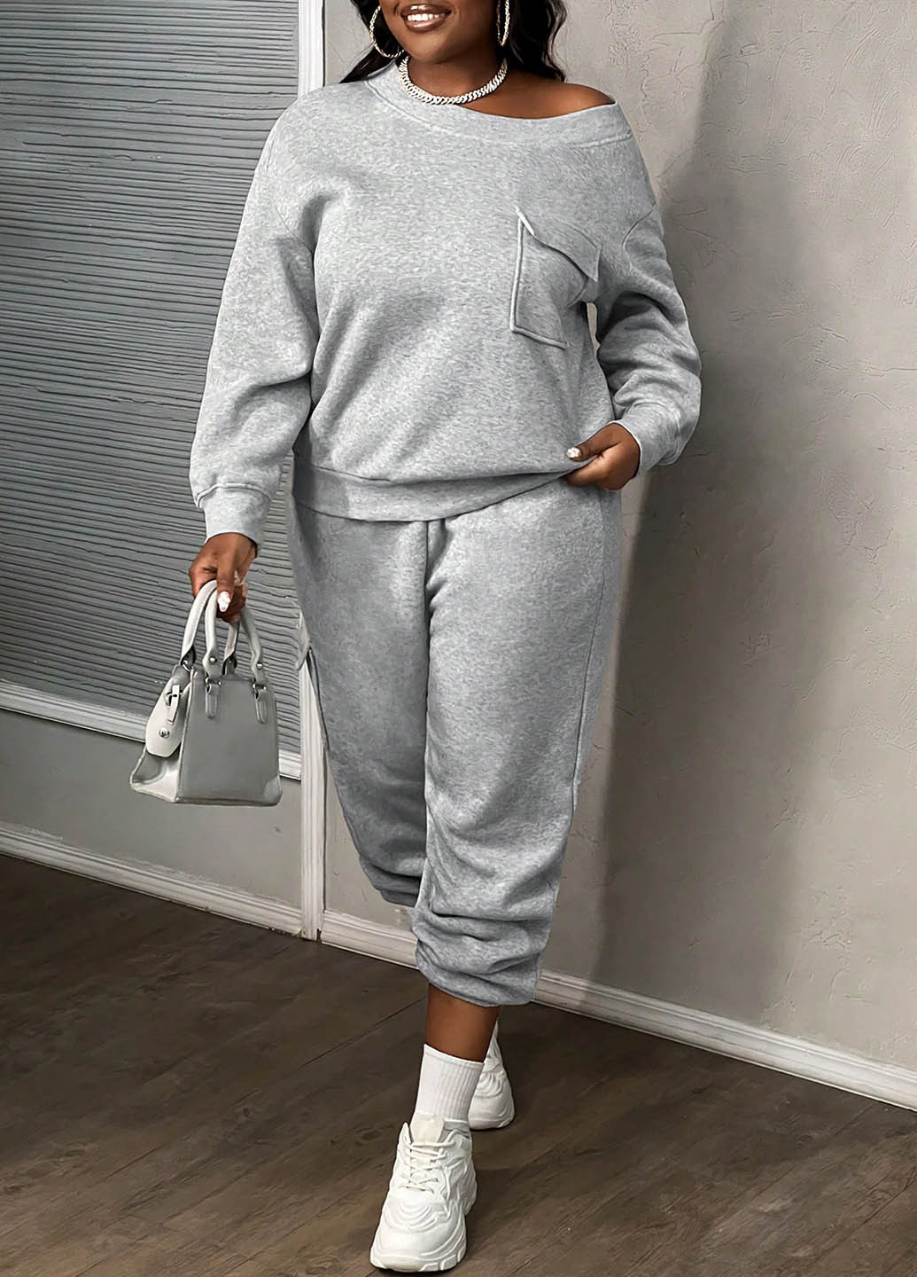 Костюм (свитшот, брюки) SHEIN (366268168)