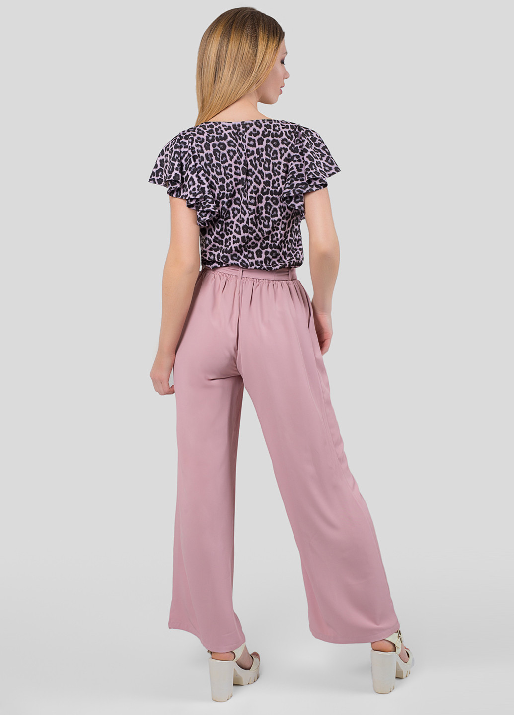 Розовые кэжуал демисезонные брюки Azuri