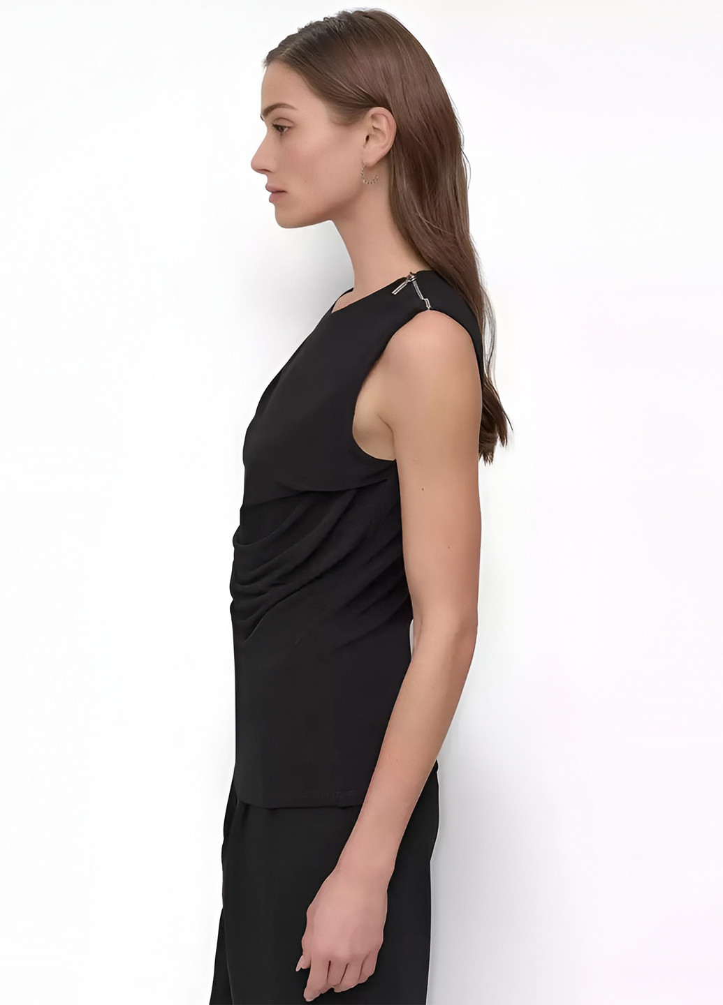 Чорна блуза DKNY