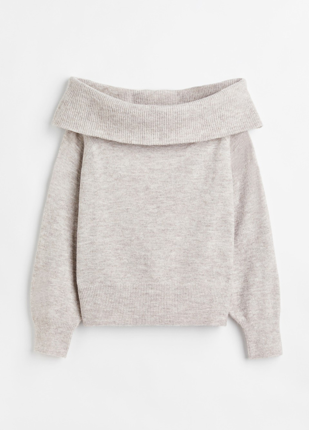 Светло-бежевый зимний свитер H&M