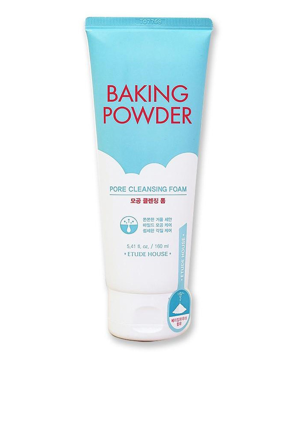 Пінка для вмивання обличчя очищає Baking Powder Pore Cleansing Foam, 160 мл Etude House