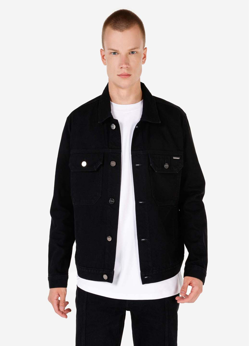 Чорна демісезонна куртка куртка-піджак Colin's