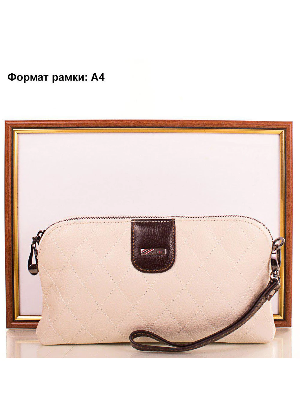 Жіночий шкіряний клатч-гаманець 24х14х2,5 см Desisan (195538916)
