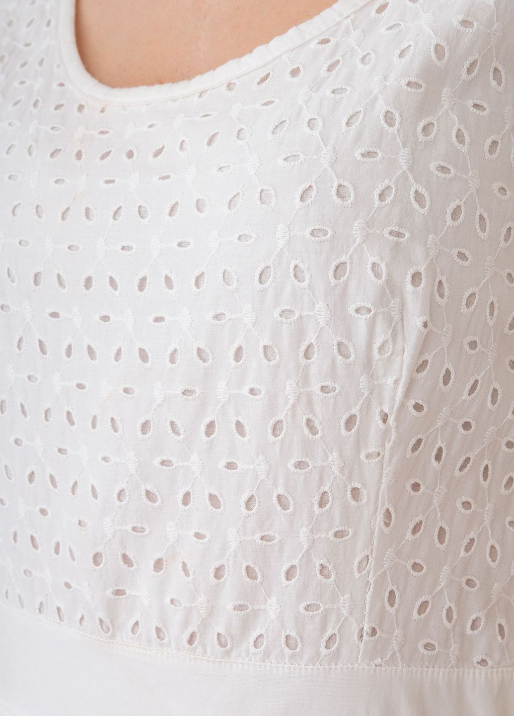 Белое кэжуал платье Zimo