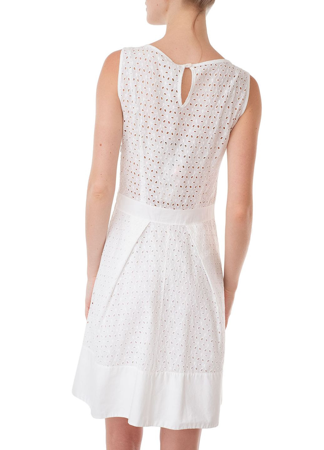 Белое кэжуал платье Zimo