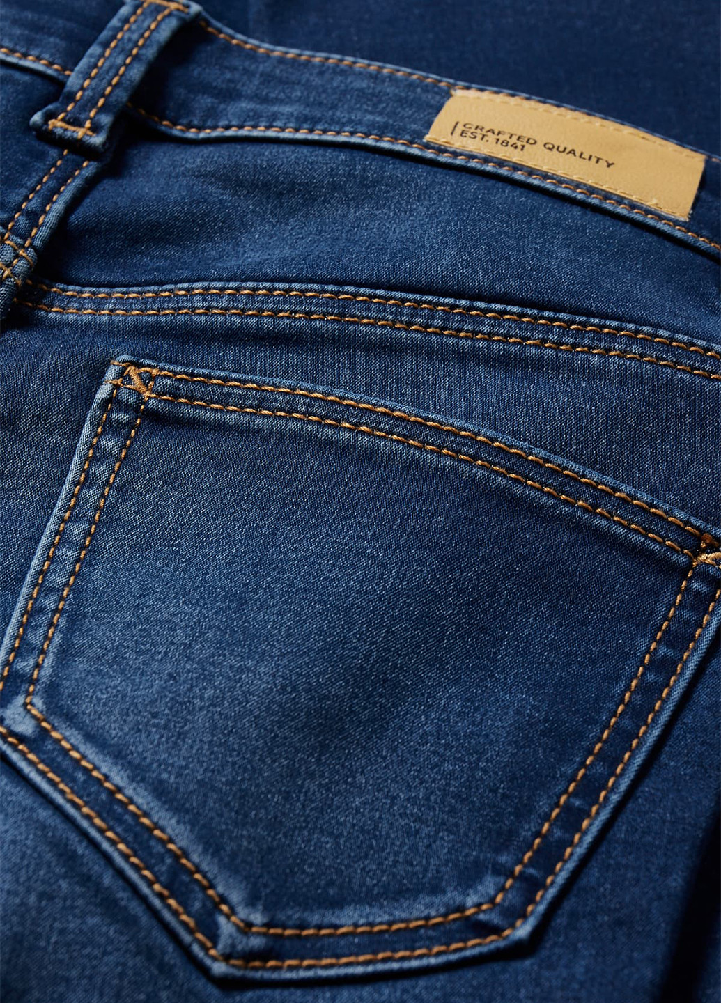 Синие демисезонные клеш джинсы C&A