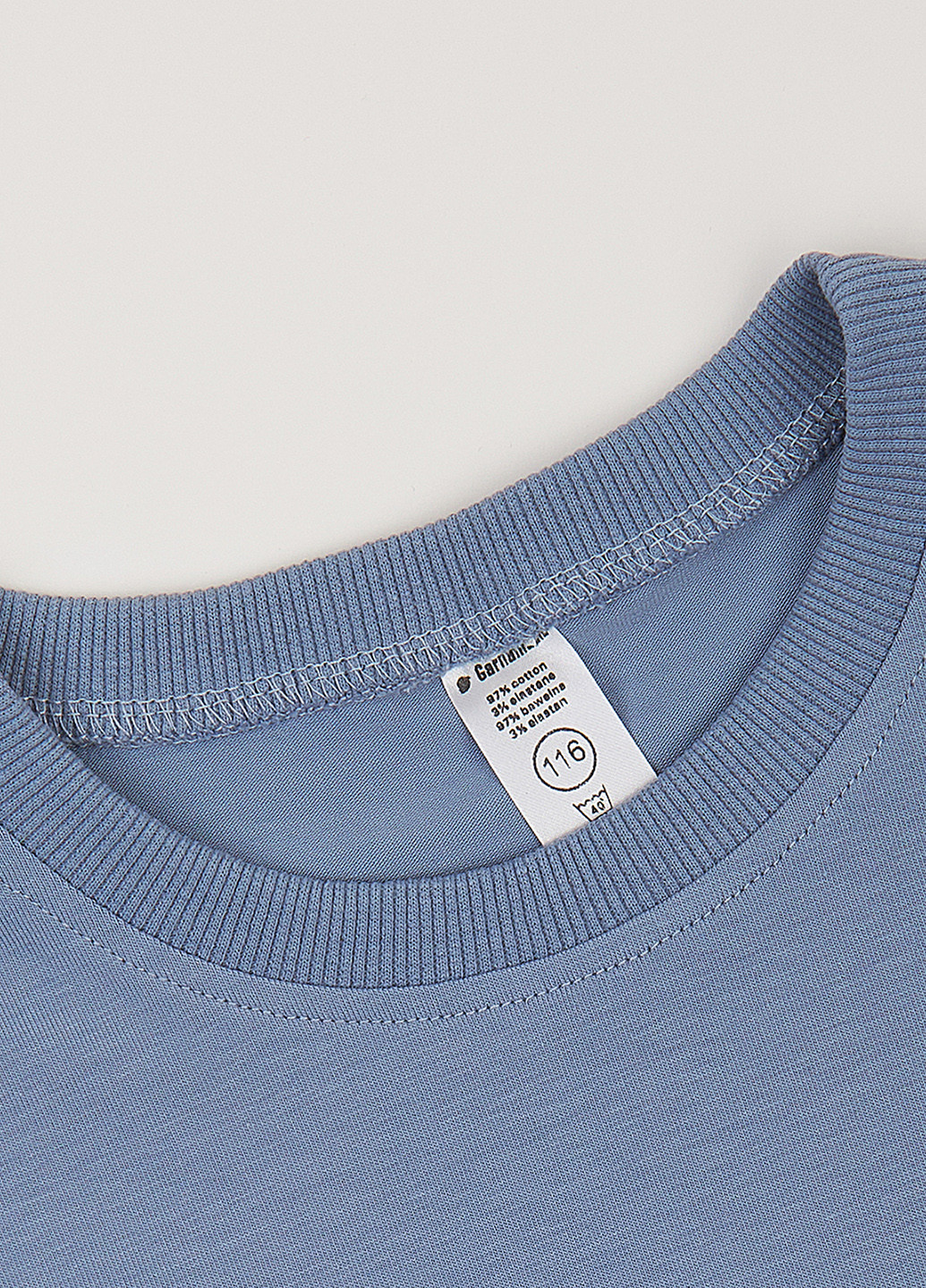 Блакитна демісезонна футболка Garnamama