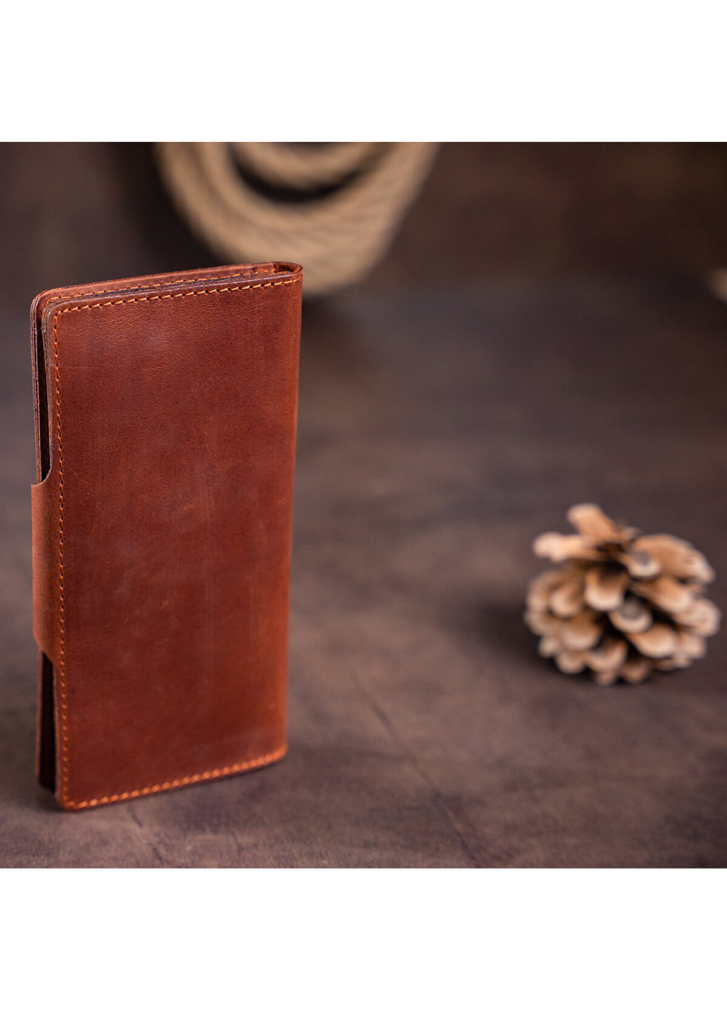 Мужской кожаный кошелек 18х8,5х1 см Shvigel (252132321)