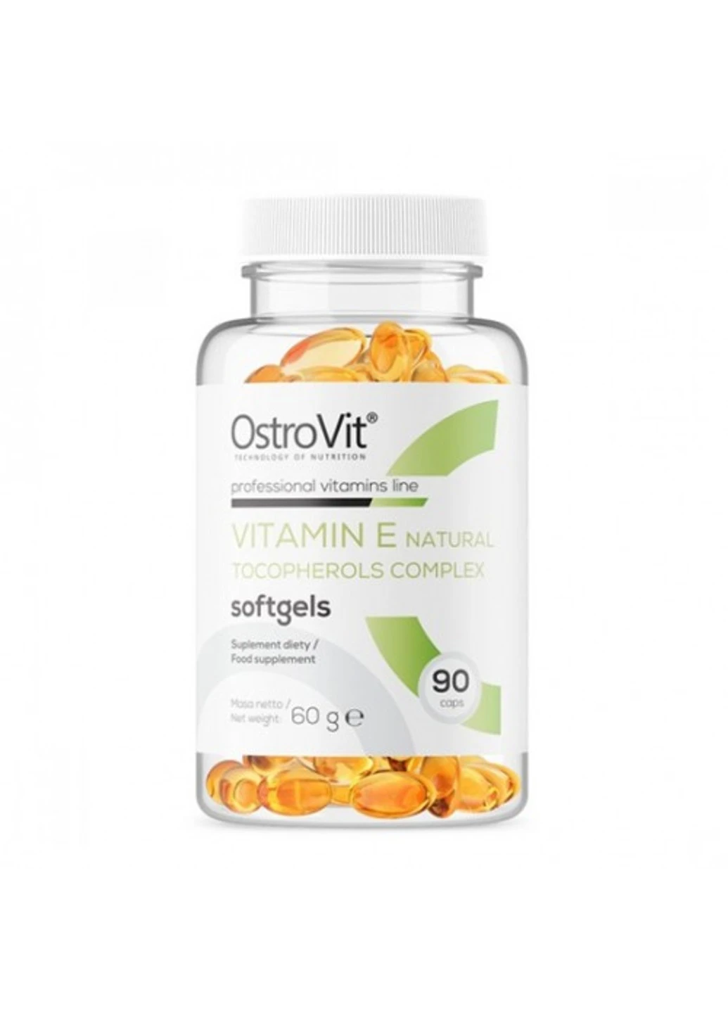 Вітамін Е Vitamin E Tocopherols Comlex 90 капсул Ostrovit (255408036)