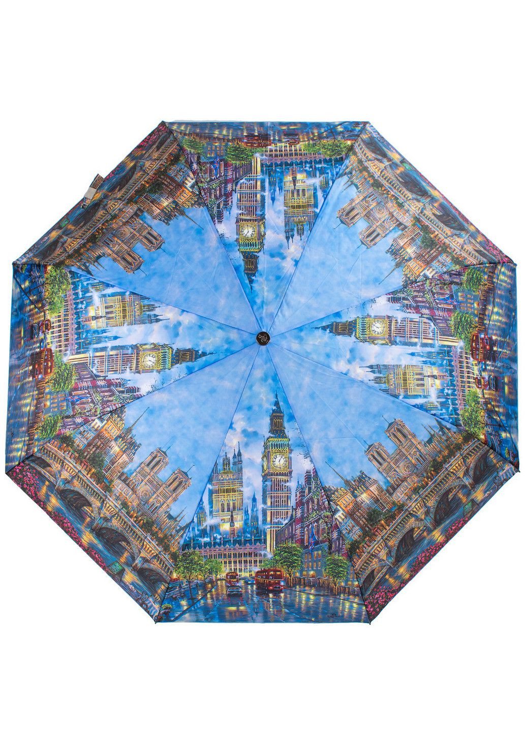 Комбінована складний парасолька повний автомат 92 см Trust (197761876)