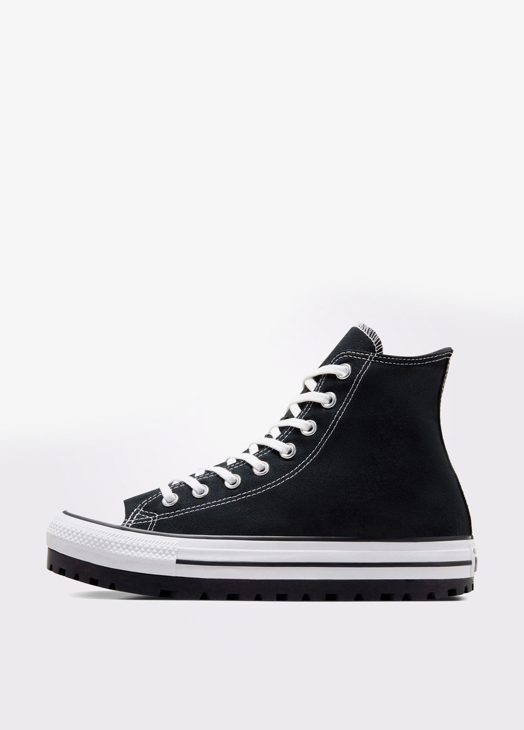 Черные кеды Converse CHUCK TAYLOR ALL STAR CITY TREK с логотипом, люверсы