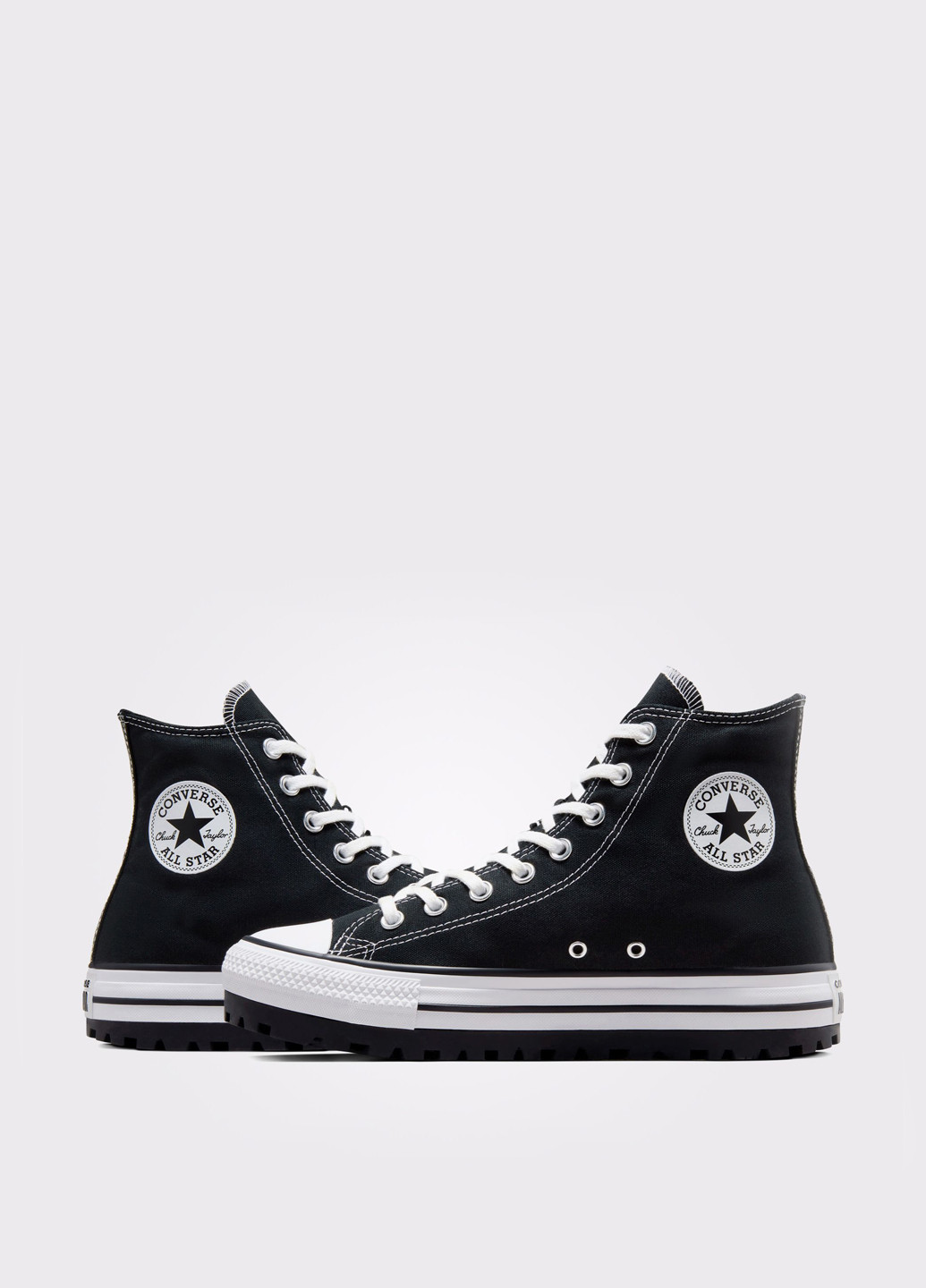 Черные кеды Converse CHUCK TAYLOR ALL STAR CITY TREK с логотипом, люверсы