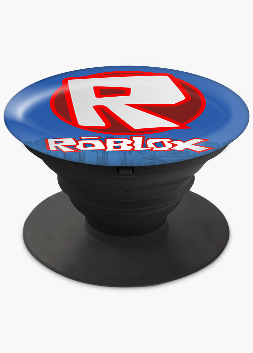 Попсокет (Popsockets) тримач для смартфону Роблокс (Roblox) (8754-1708) Чорний MobiPrint (216836489)