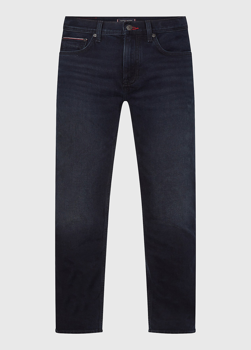 Темно-синие демисезонные прямые джинсы Tommy Hilfiger