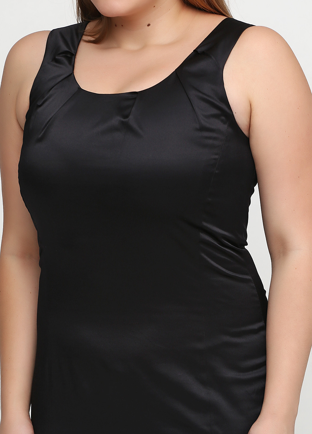 Черное кэжуал платье Stefanel