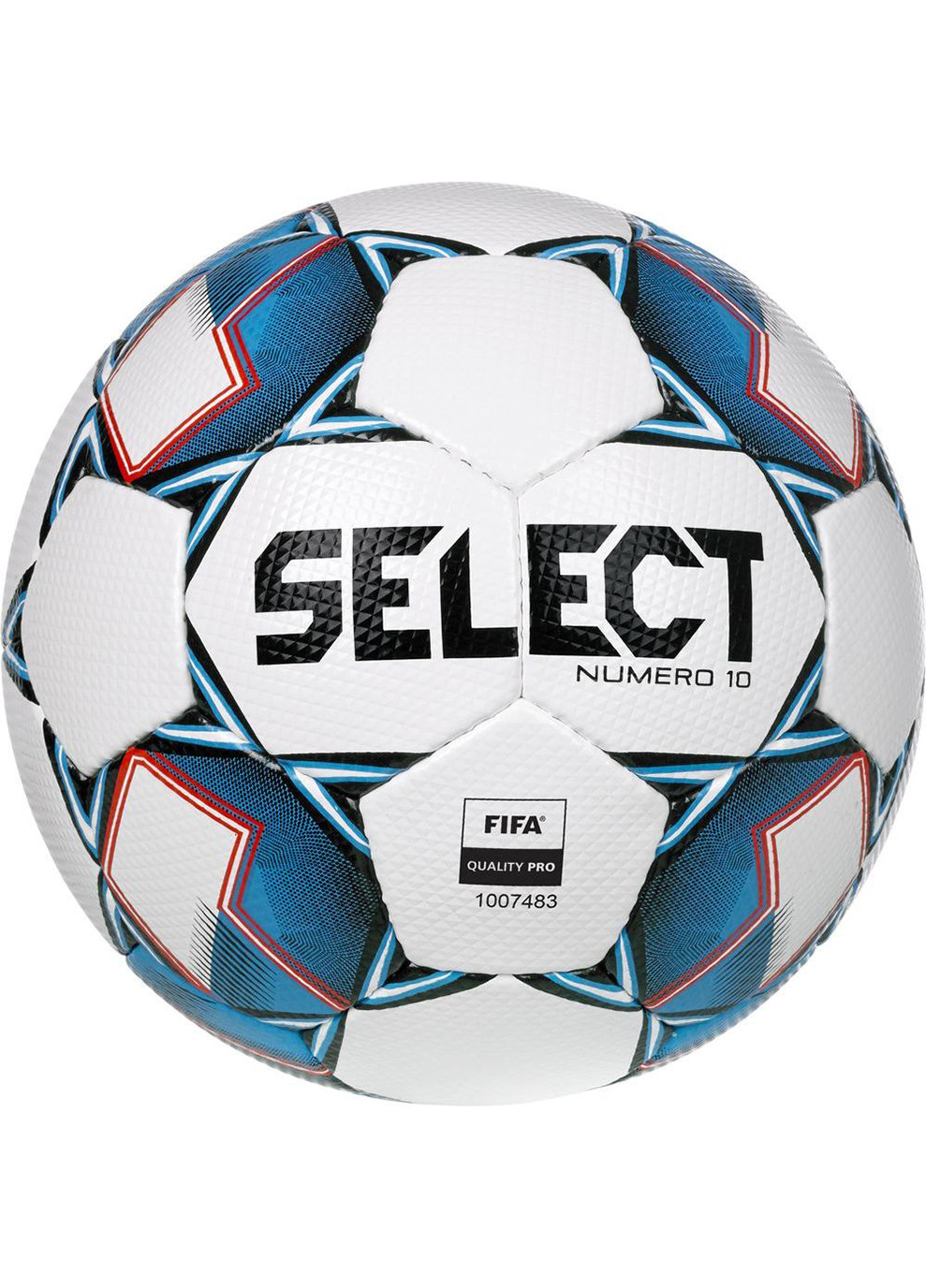 Мяч футбольный Numero 10 FIFA v22 белый/синий Уни 5 (367504-015-5) Select (254315262)