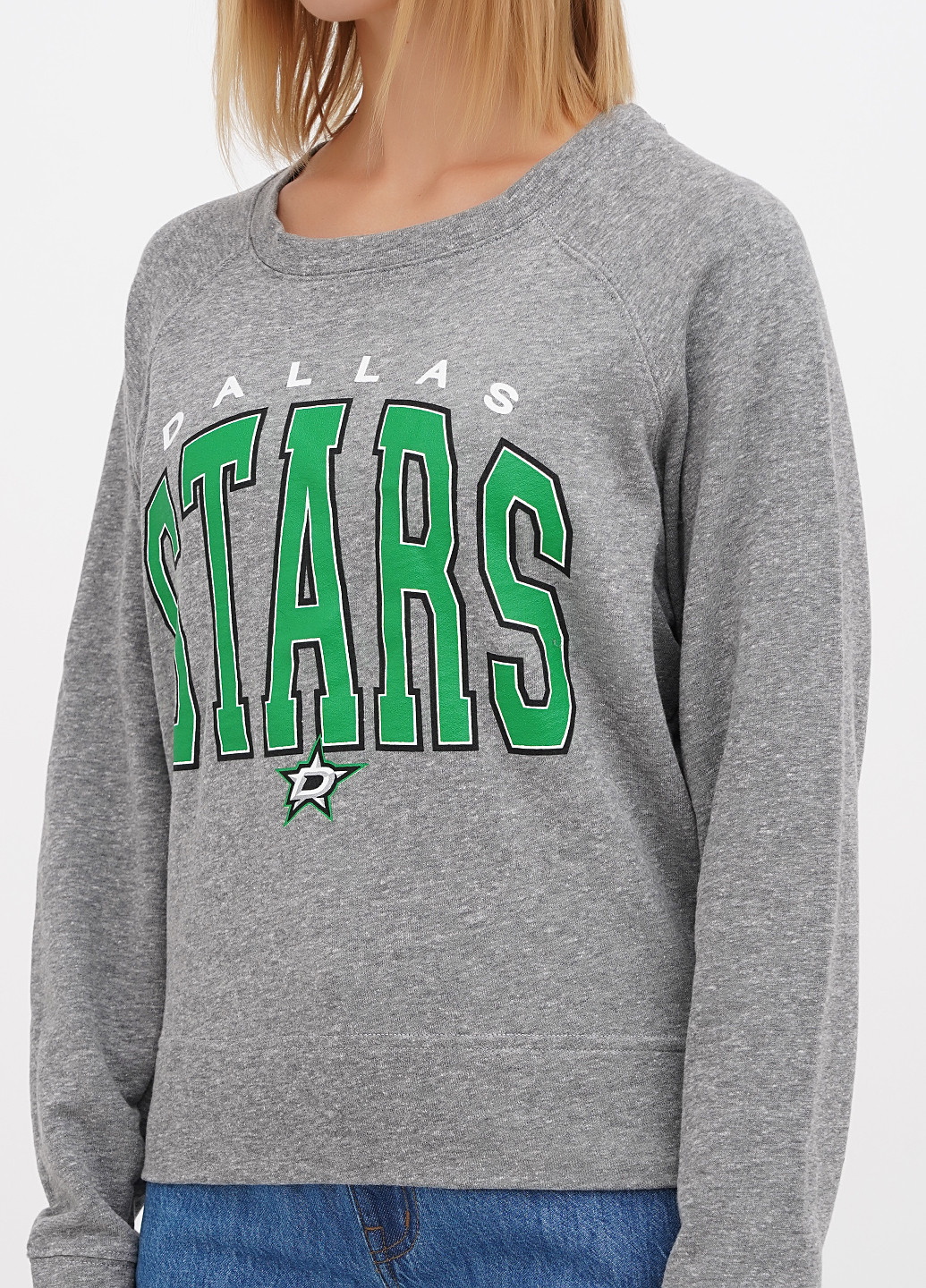 Сірий світшот Concepts Sport напис без декору (308588594)