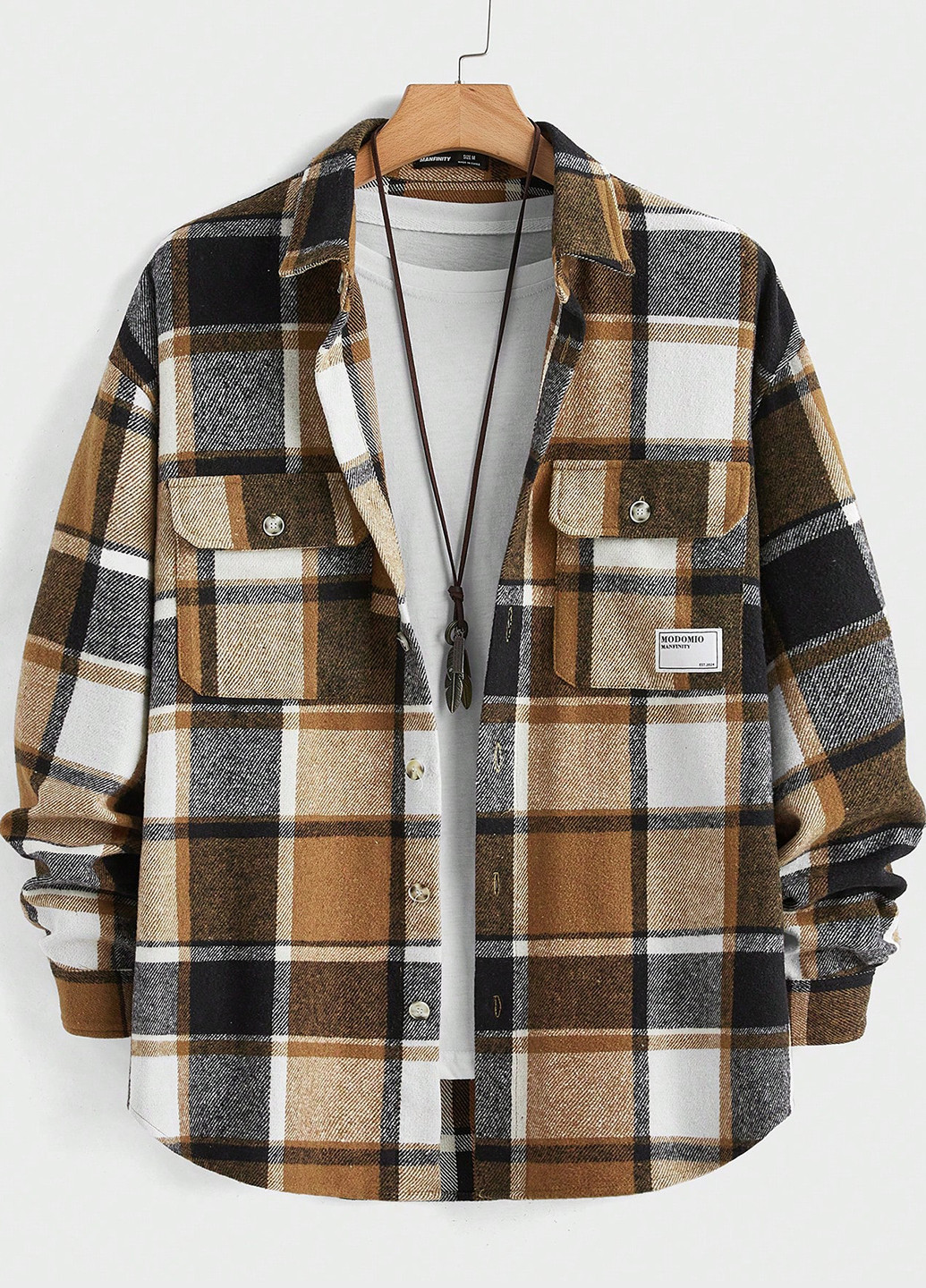 Куртка-рубашка SHEIN (346168144)