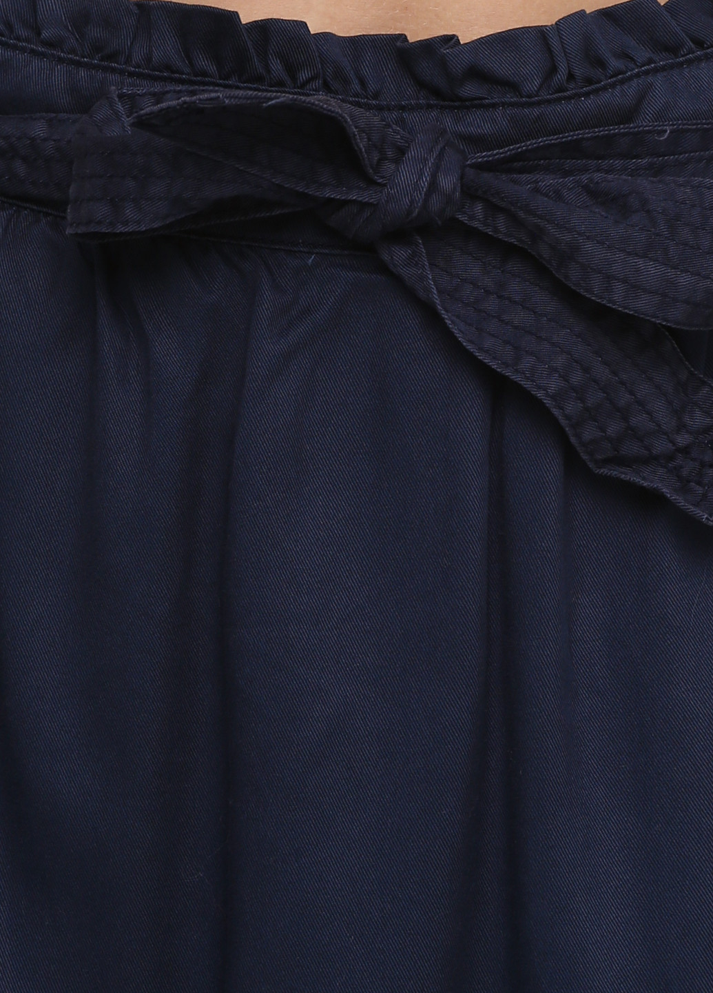 Темно-синяя кэжуал однотонная юбка Buttons карандаш