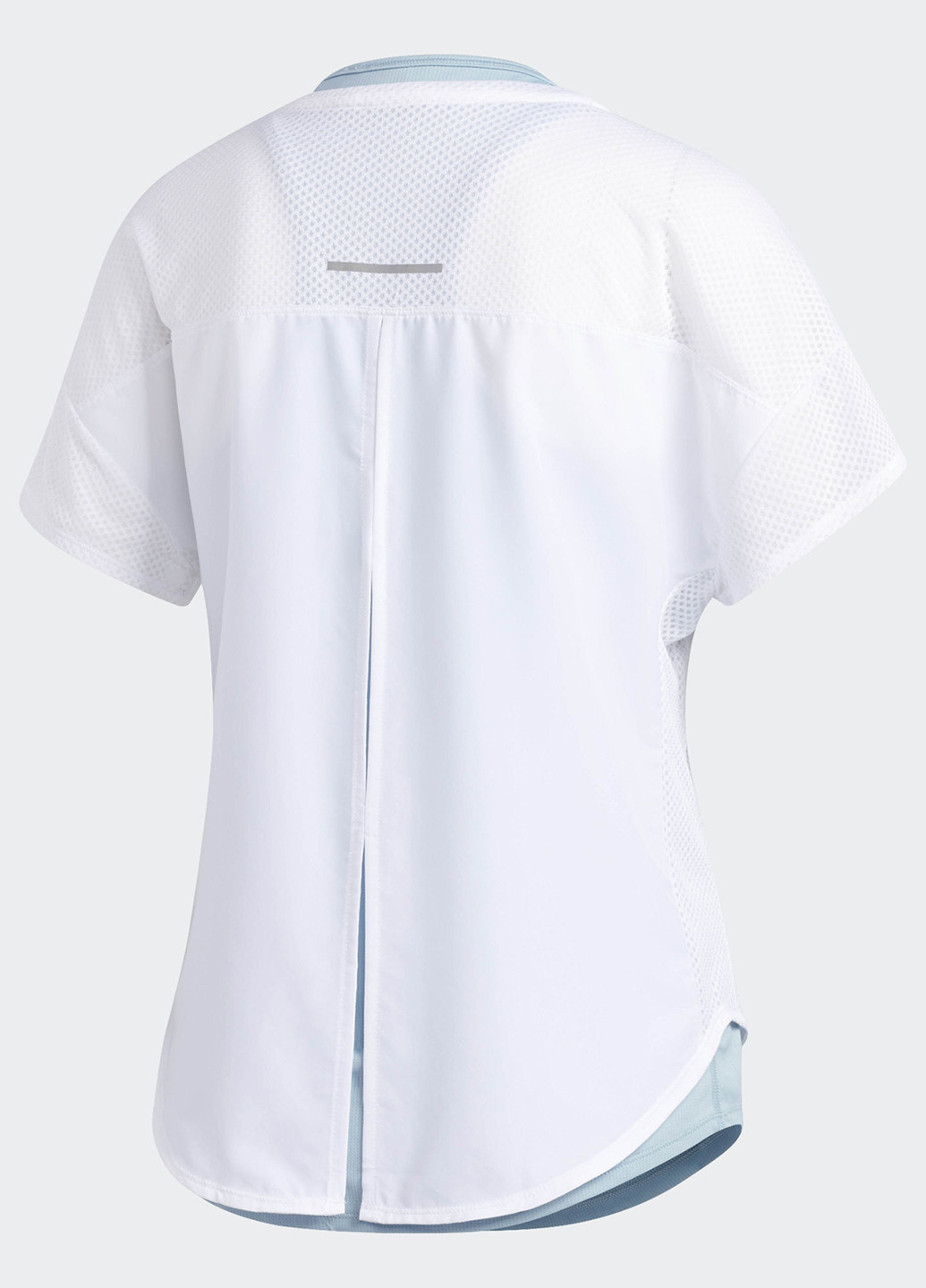 Біла літня футболка з коротким рукавом adidas