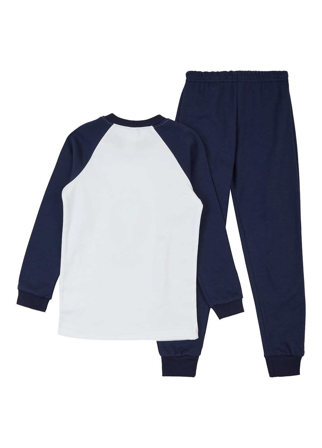 Белая всесезон пижама (лонгслив, брюки) лонгслив + брюки Garnamama