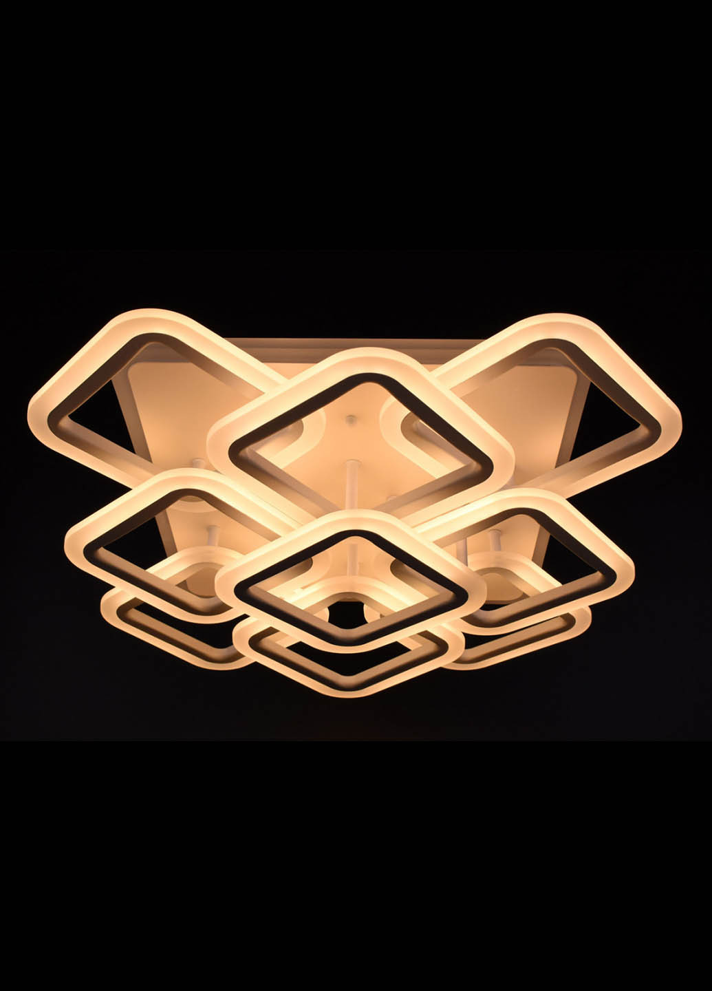 Люстра потолочная LED с пультом A2505/9S-RGB-wh Белый 13х49х49 см. Handmade (234537628)