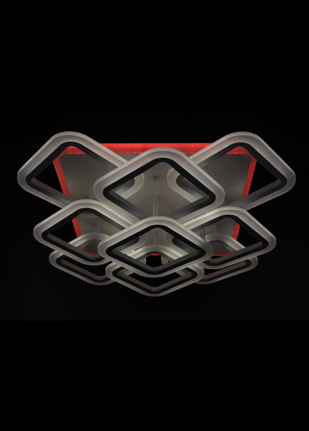 Люстра потолочная LED с пультом A2505/9S-RGB-wh Белый 13х49х49 см. Handmade (234537628)