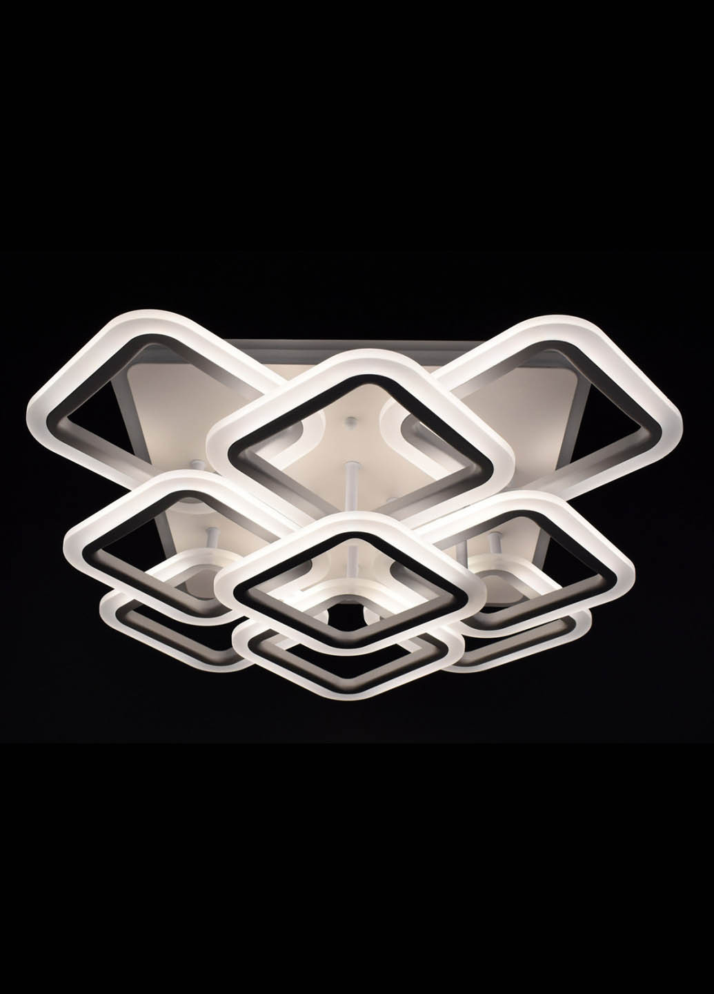 Люстра потолочная LED с пультом A2505/9S-RGB-wh Белый 13х49х49 см. Handmade (234537628)