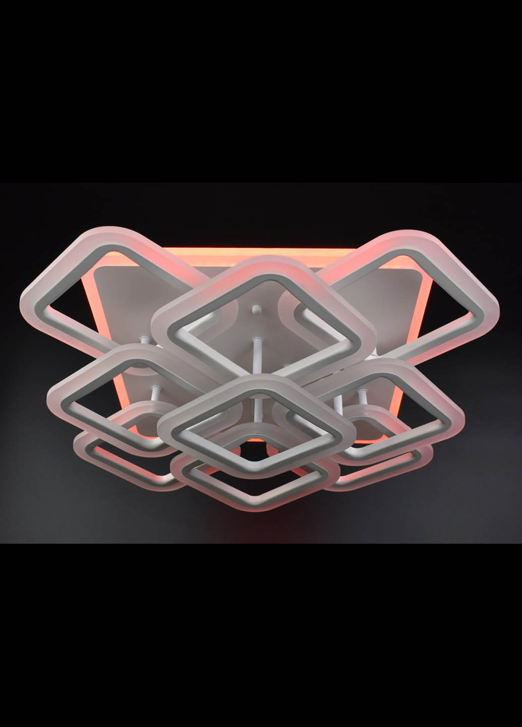 Люстра потолочная LED с пультом A2505/9S-RGB-wh Белый 13х49х49 см. Handmade (234537628)