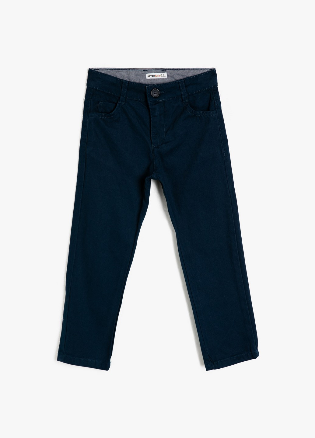 Темно-синие джинсовые демисезонные брюки зауженные KOTON