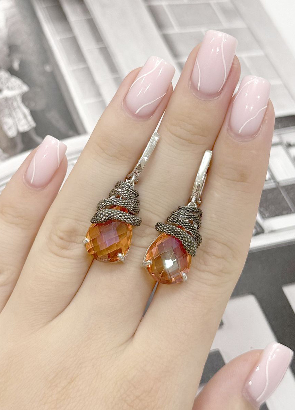 Сережки Silver Flame (301047942)