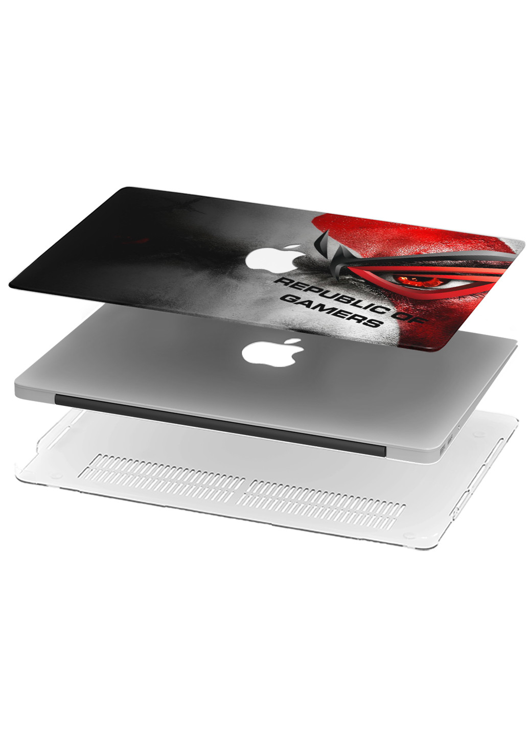 Чехол пластиковый для Apple MacBook Air 13 A1466 / A1369 Бог войны (God of war) (6351-2136) MobiPrint (218505396)