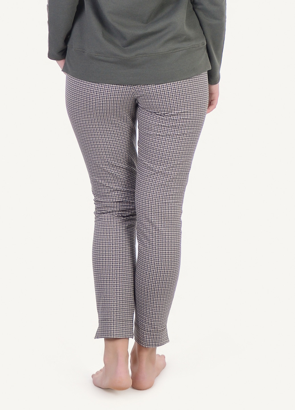 Жіночі стильні штани з двухніткі NEL (212614973)