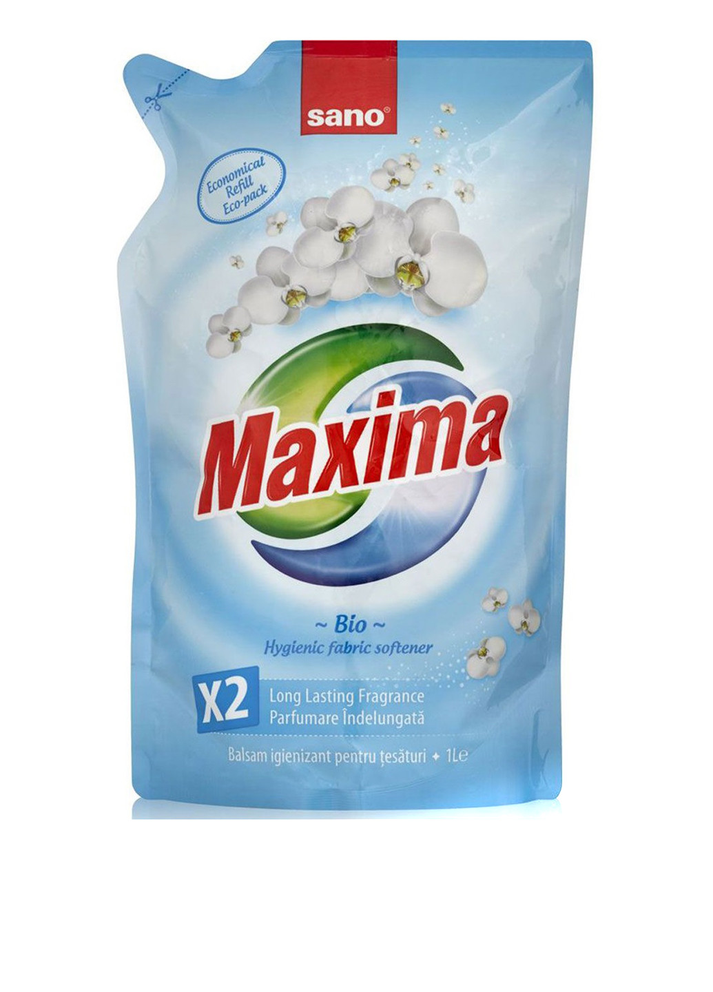 Пом'якшувач для білизни Maxima Bio Fabric Softener, 1 л Sano