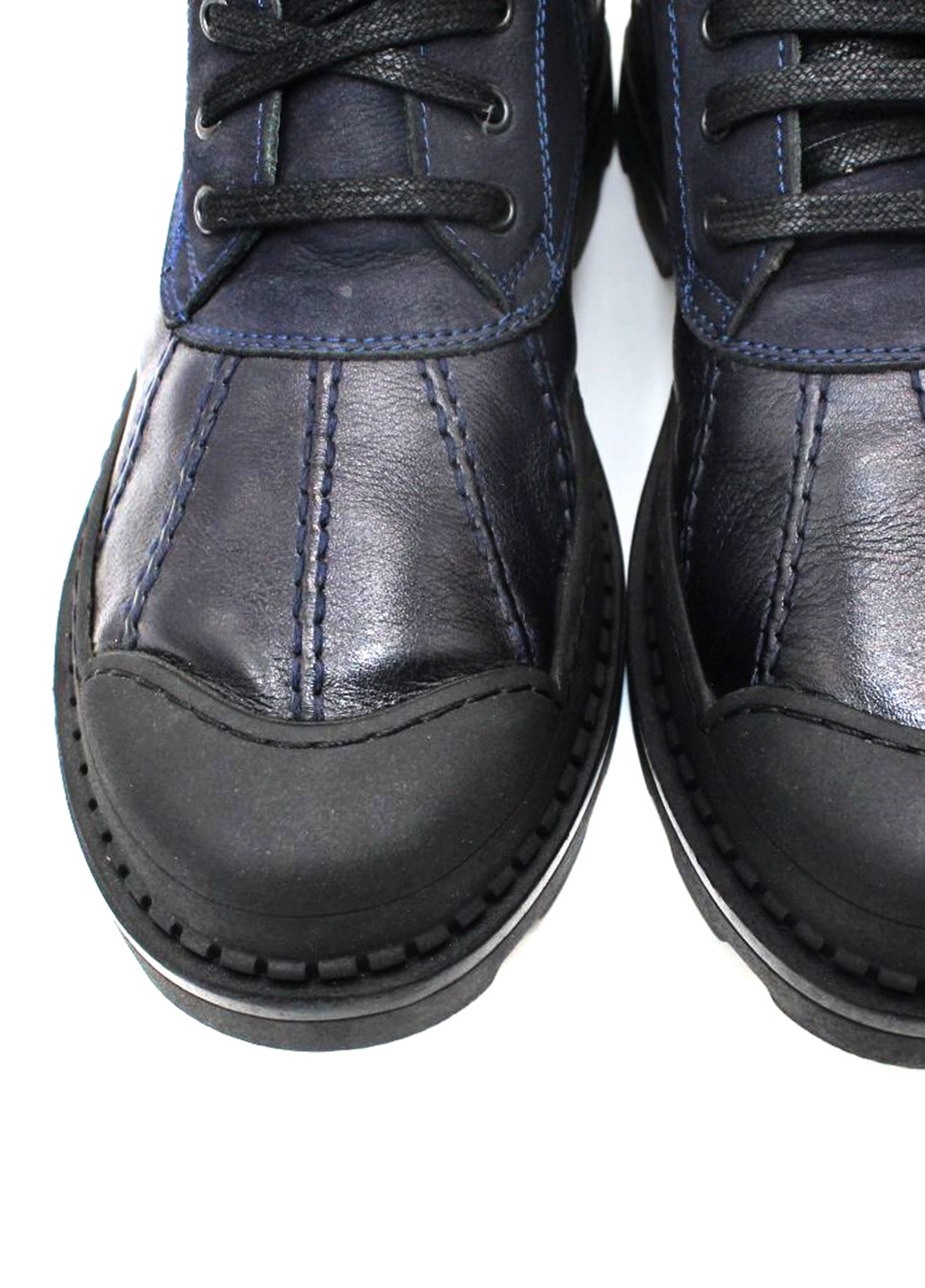 Синие осенние ботинки стилы Luciano Bellini